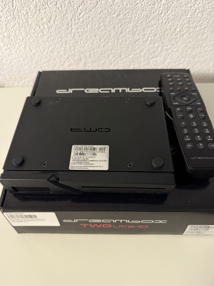 Dreambox Two Ultra HD BT 2x DVB-S2X MIS Gwarancja.