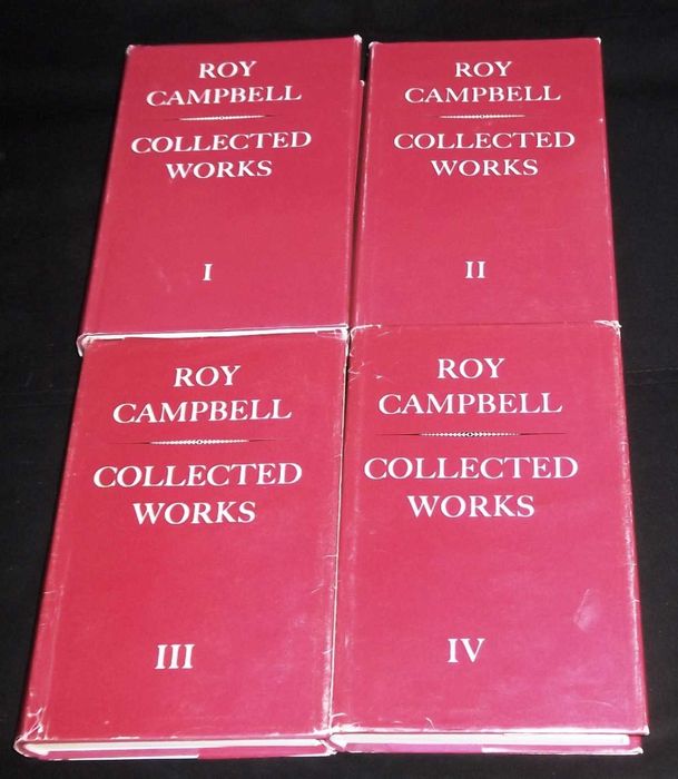 Livros Roy Campbell Collected Works 4 volumes completo