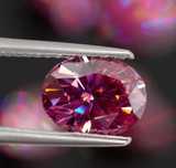 Diament Różowy Owal5x7mm1CT VVS1-D Gratisy:) Świąteczne Promocje :)