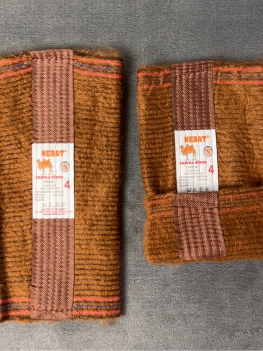 Комплект пояс та наколінники з верблюжої вовни Nebаt