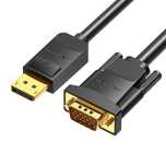 Kabel Displayport Do Vga Vention Hblbg 1,5M, 1080P 60Hz (Czarny)