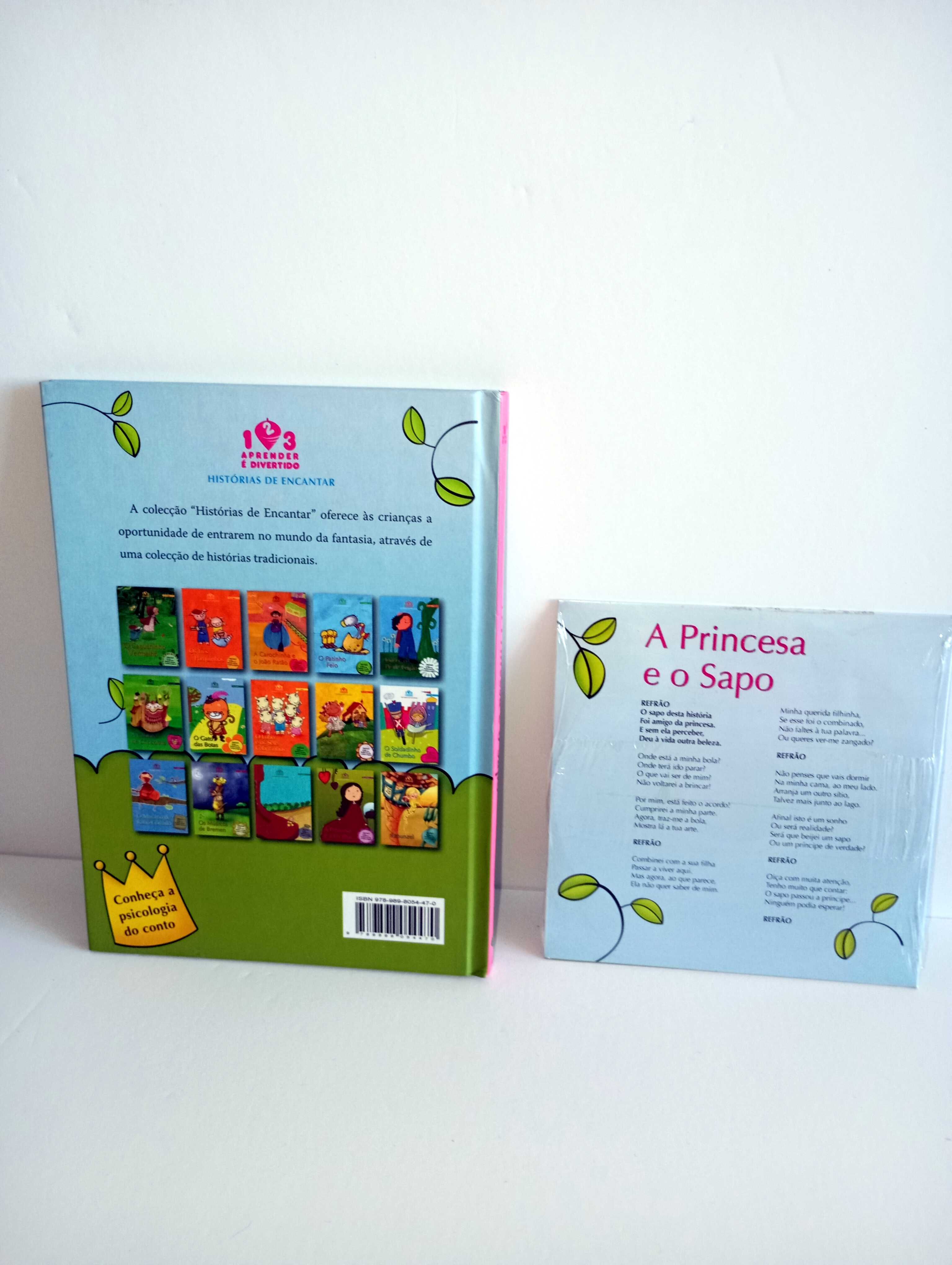 O Sapo e a Princesa - Livro + CD - Coleção Histórias de encantar