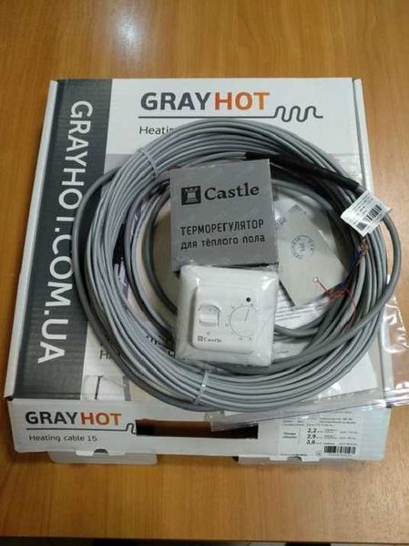 Тепла підлога Оптові ціни! Нагрівальний кабель GrayHot Теплий пол