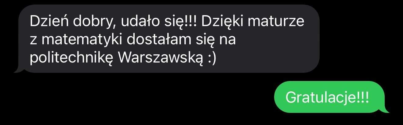 Matematyka poprawa matury – korepetycje online, 100% zdawalność