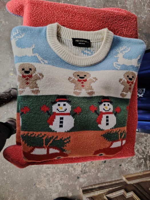 Camisolas L / S com desenhos de NATAL