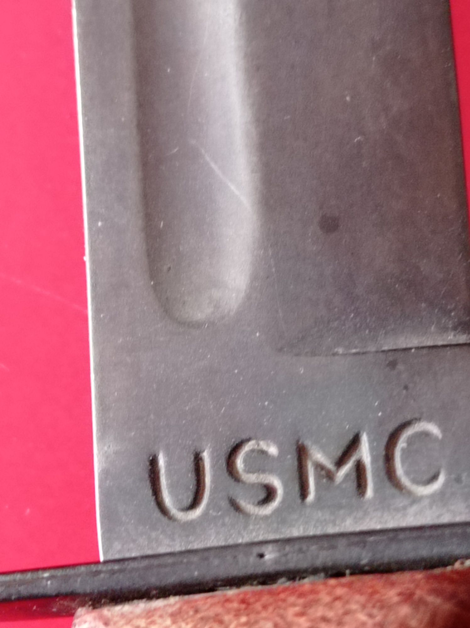 Abre cartas antigo usa marine