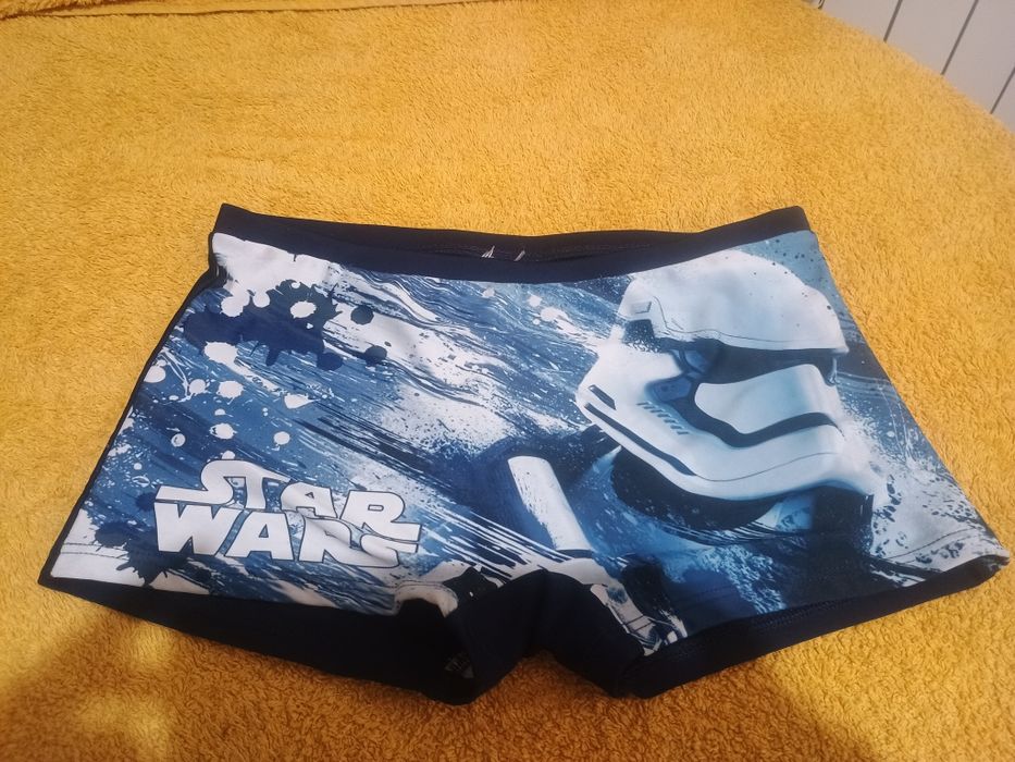 Kąpielówki granatowe z motywem Star Wars XS