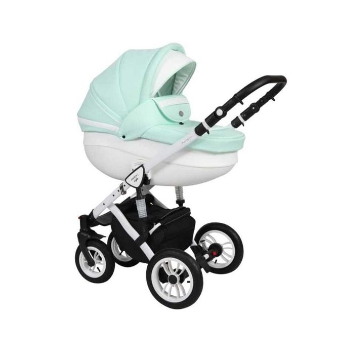Wózek 3w1 Baby Merc Faster 2 Style w kolorze MIĘTOWYM!!