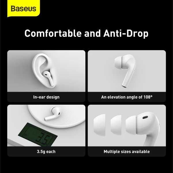 Бездротові навушники Baseus Encok W3 True Wireless TWS Earphones