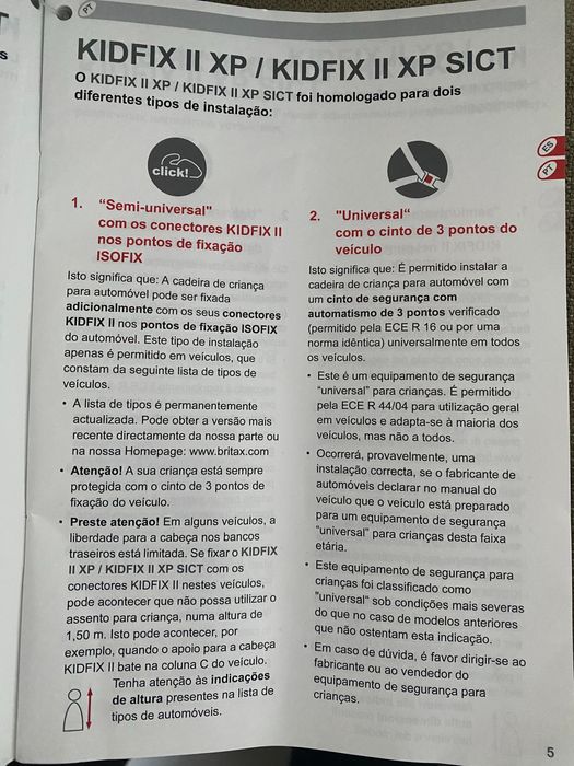 Cadeira Auto 2/3 Kidfix II BRITAX