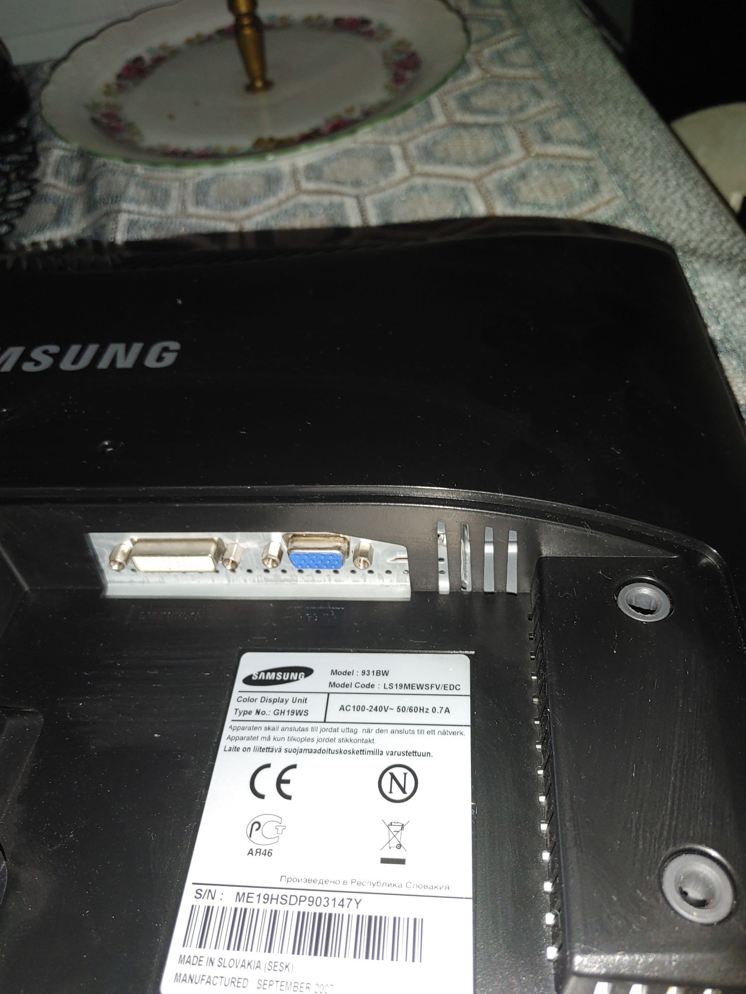 Monitor Samsung 19 cali