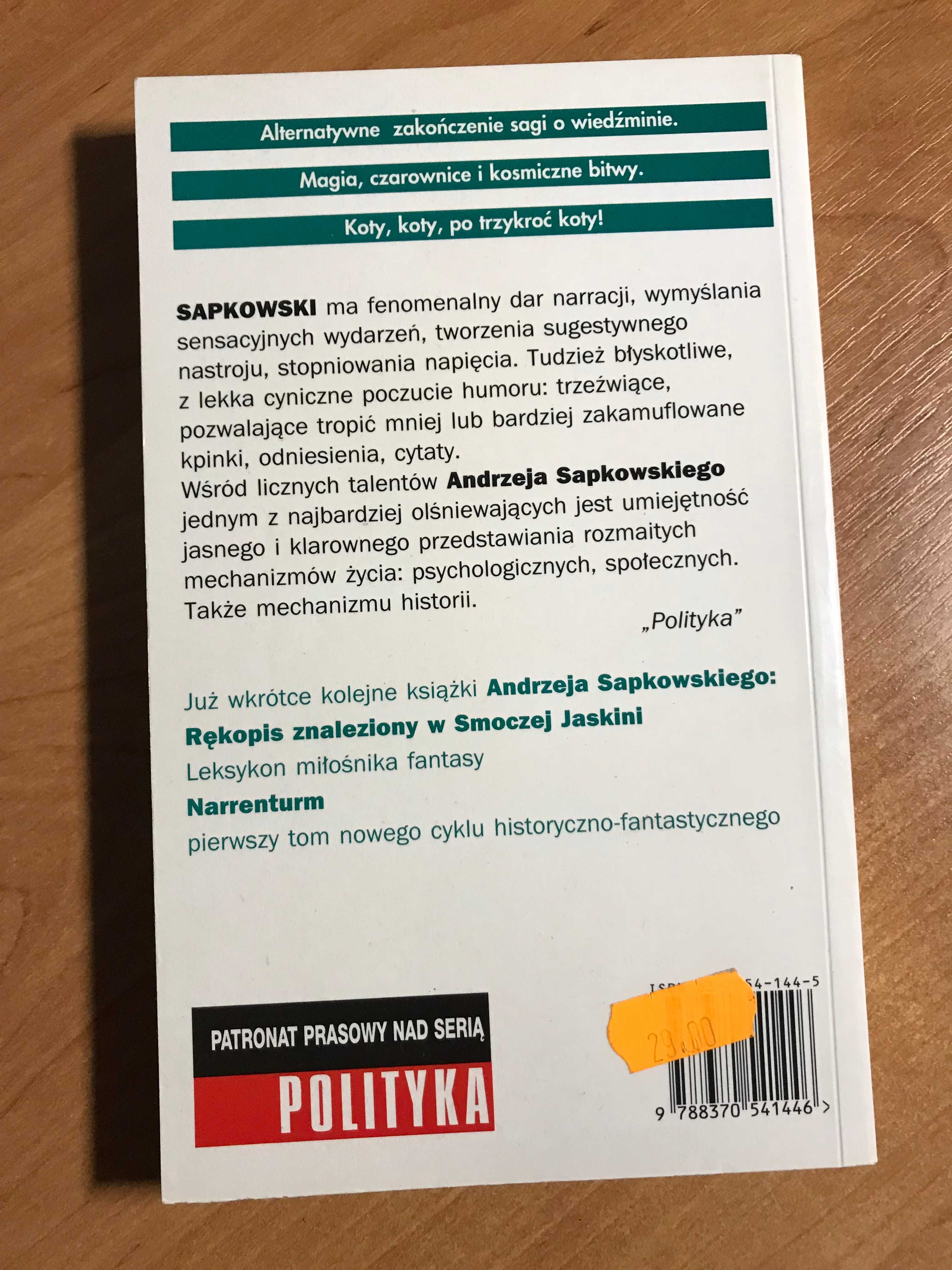 Andrzej Sapkowski - Coś się kończy coś się zaczyna Wiedźmin UNIKAT