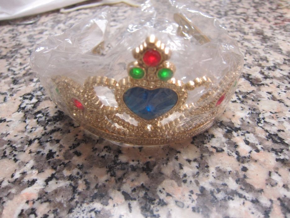 Carnaval - Tiara de Princesa Dourada