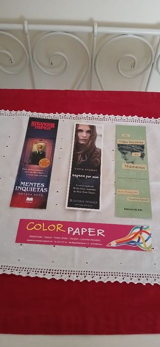 Marcadores de livros, novos