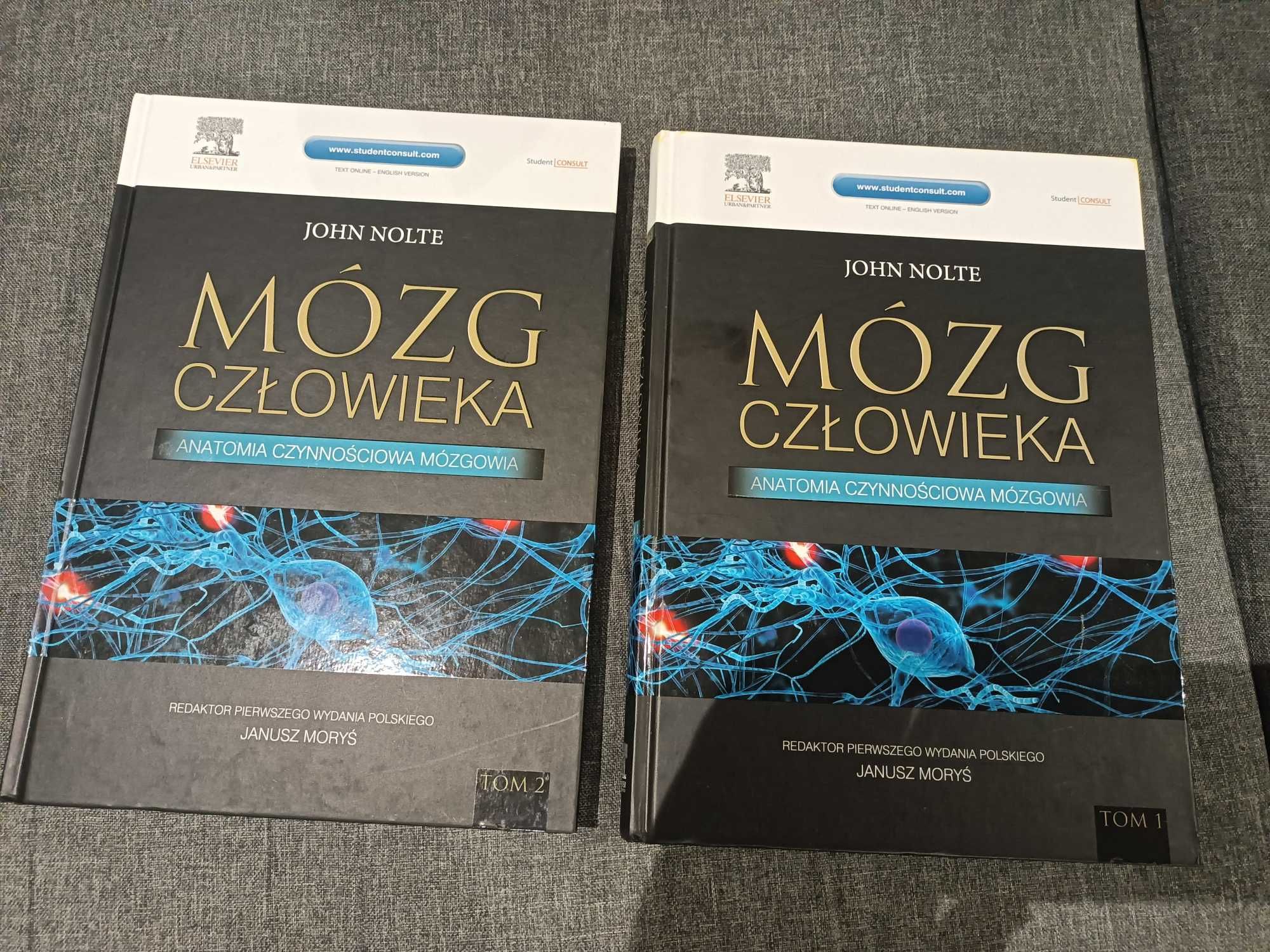 John Nolte - Mózg Człowieka, anatomia czynnościowa mózgowia KOMPLET