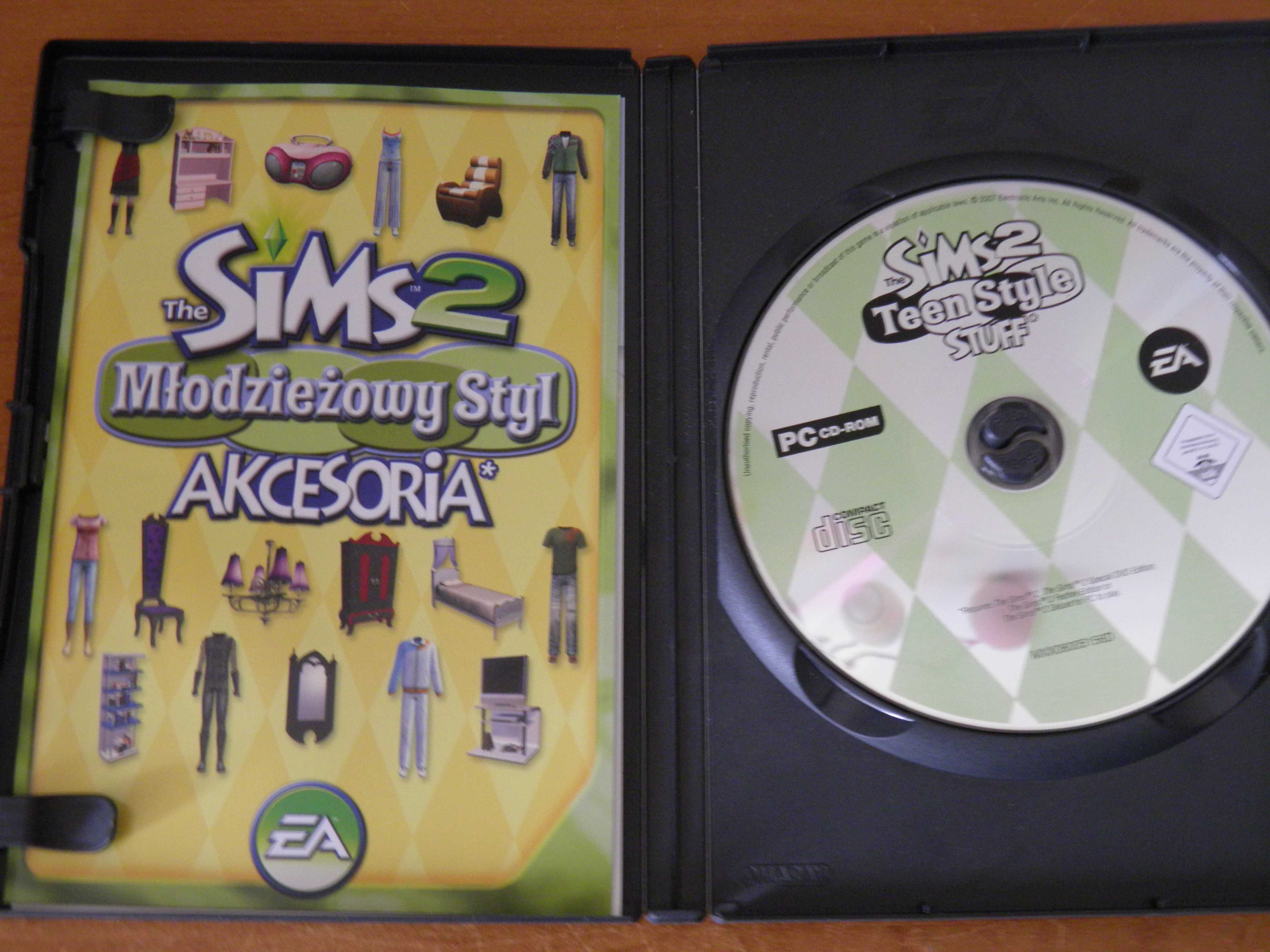 The Sims 2 Młodzieżowy Styl akcesoria PC