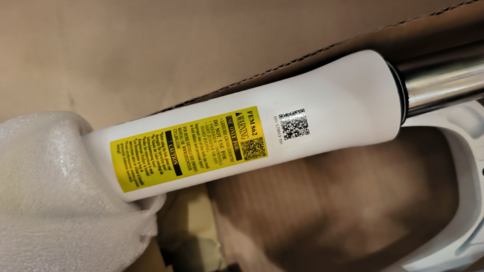 Widelec amortyzowany Romet Orkan SR Suntour NEX DS 63 mm
