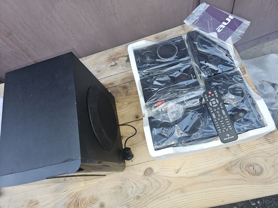 Акустична система Auna Areal Touch Black 5.1, Домашній кінотеатр!