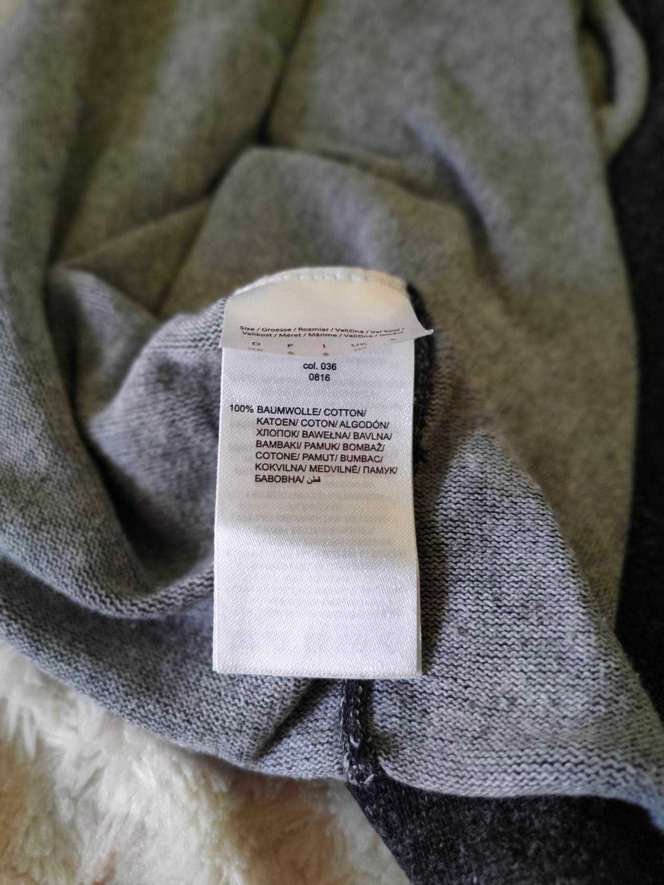 Montego sweterek bawełniany marengo XS