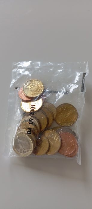 Monety,Woreczek menniczy euro