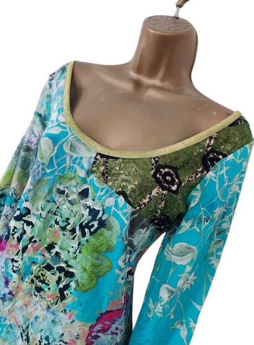 Save The Queen kolorowa bluzka L