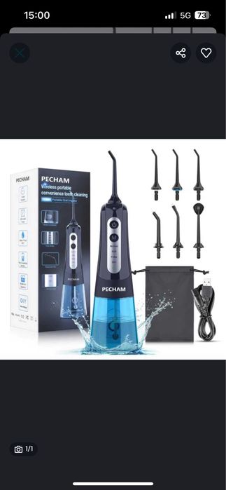 Bezprzewodowy irygator do jamy ustnej