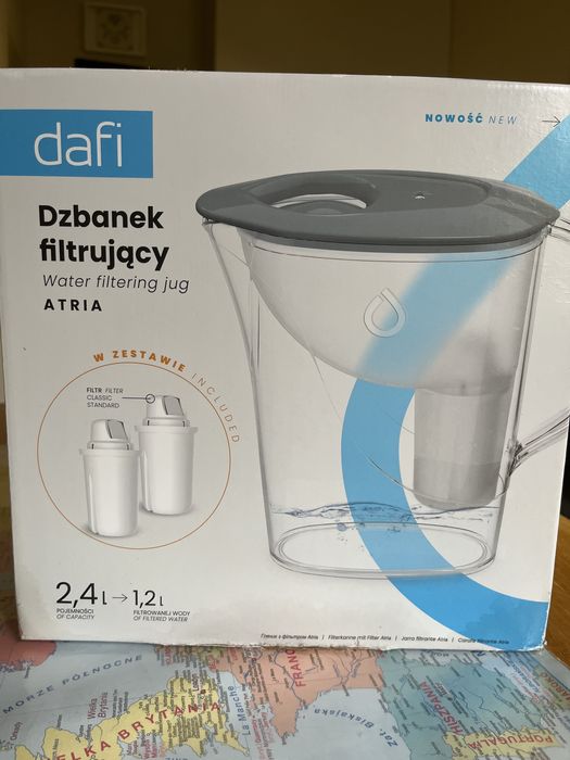 Nowy nieotwierany dzbanek do filtrowania Dafi z filtrem w zestawie