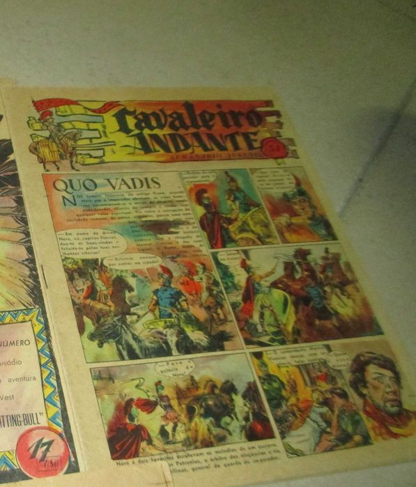 Revista antiga BD Cavaleiro Andante