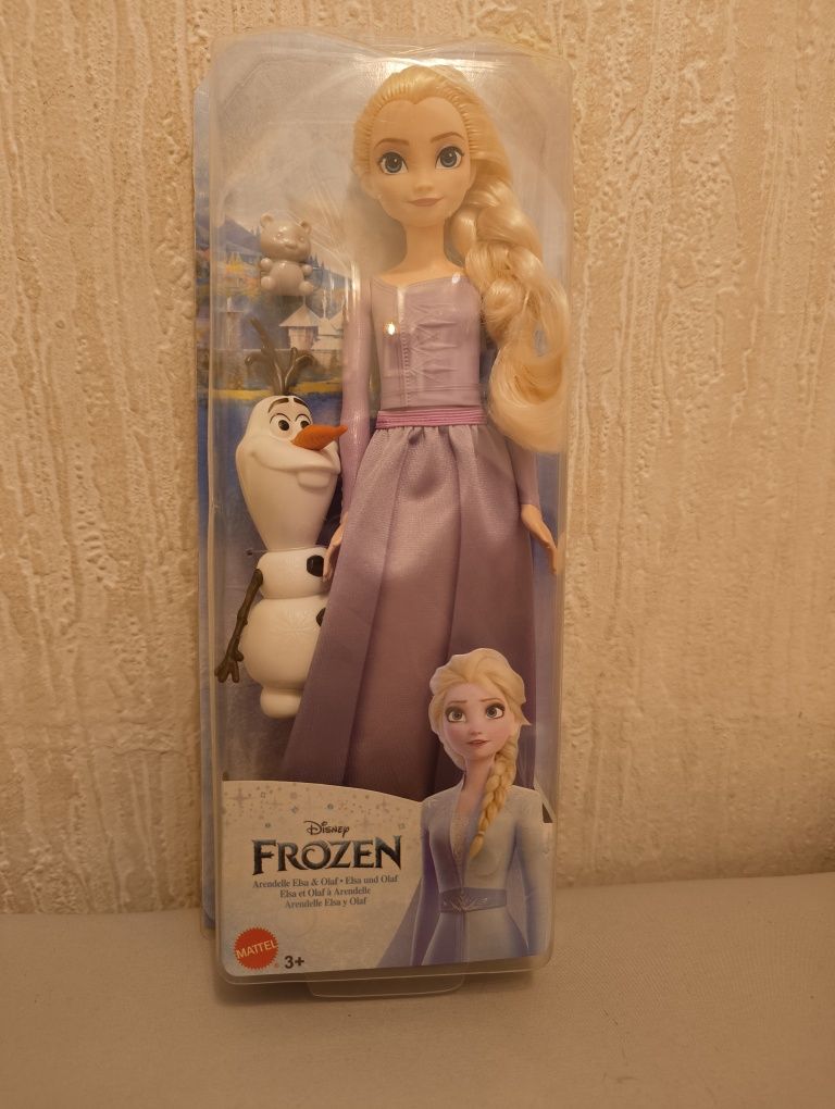 Nowa lalka eska i Olaf Mattel Frozen Disney