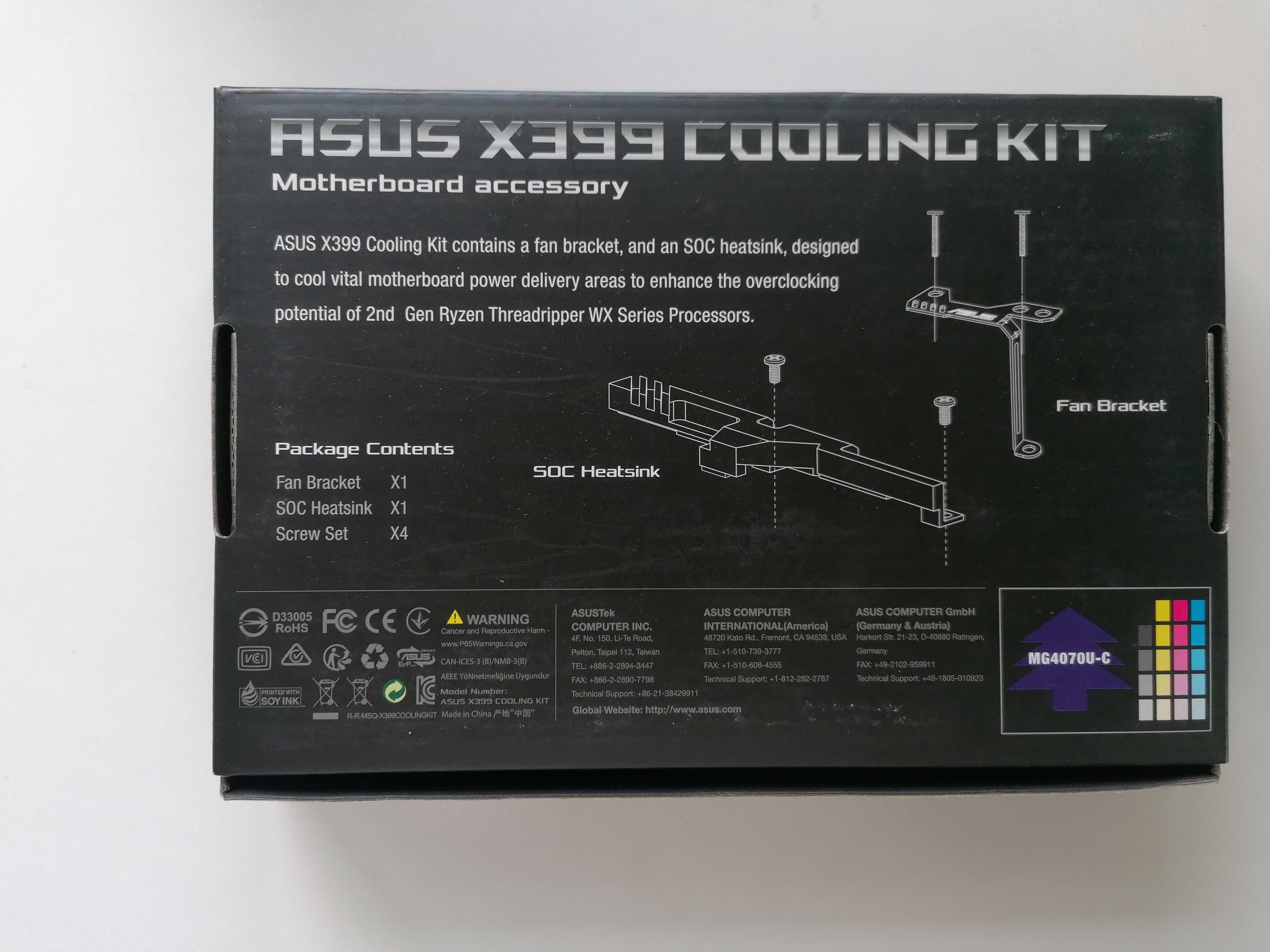 ASUS ROG ZENITH EXTREME X399 TR4 + cooling kit