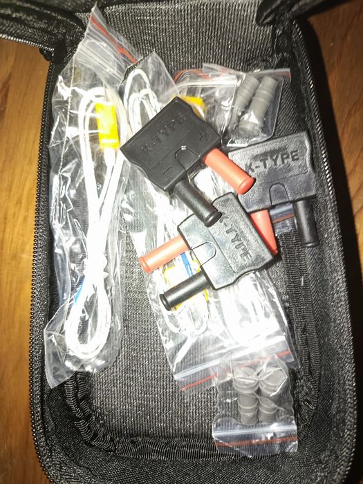 Nowe sondy typu k + adaptery + zatyczki + futeral