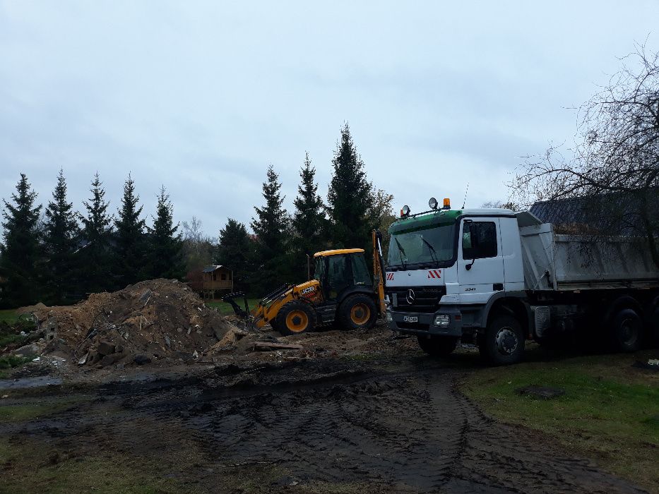 wyburzenia rozbiórki wycinka drzew czyszczenie działki sprzątanie urle