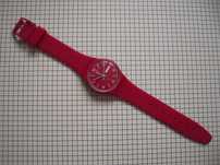 Damski zegarek Swatch Lazered GR 710 nowa bateria silikonowy pasek
