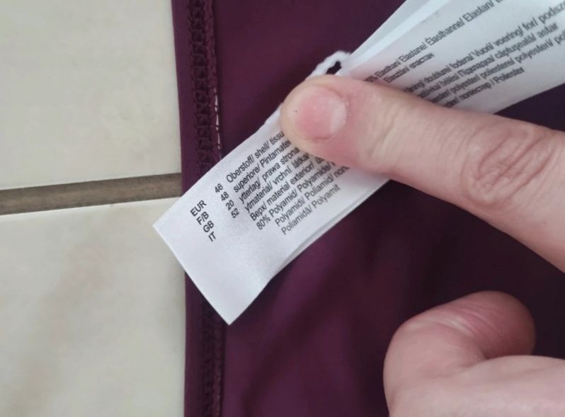 Strój kąpielowy dwuczęściowy 46