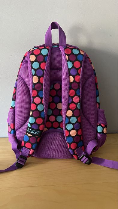 Plecak szkolny w kropki