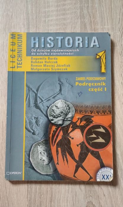 Książka podręcznik część 1 liceum technikum Historia 1 Burda, Halczak