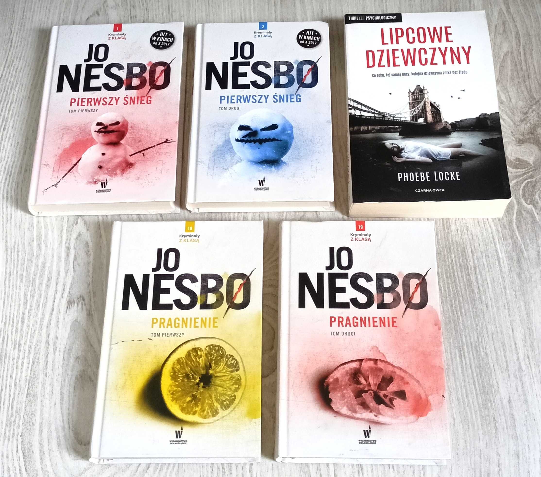 Jo Nesbo Pragnienie tom 1 i 2 UNIKATY  Phoebe Locke Lipcowe dziewczyny