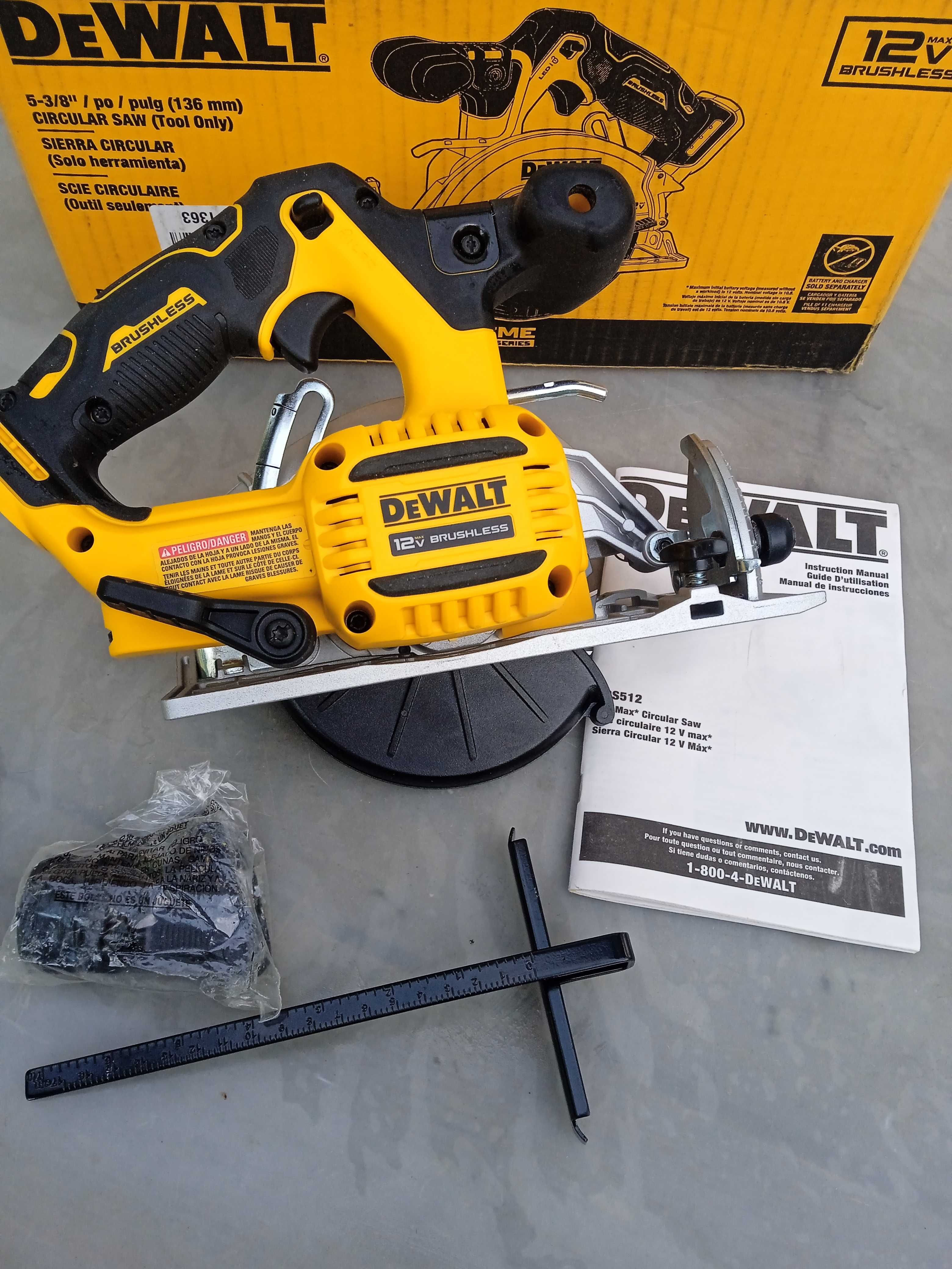 Безщіткова циркулярна пила Dewalt DCS512, серії Xtreme