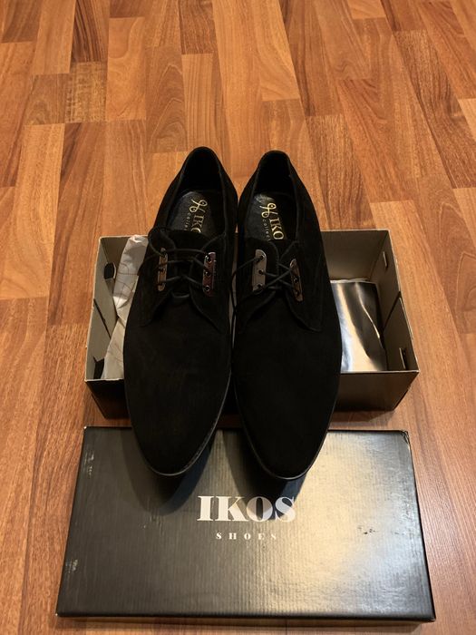 Новые замшевые мужские туфли IKOS -45 размер