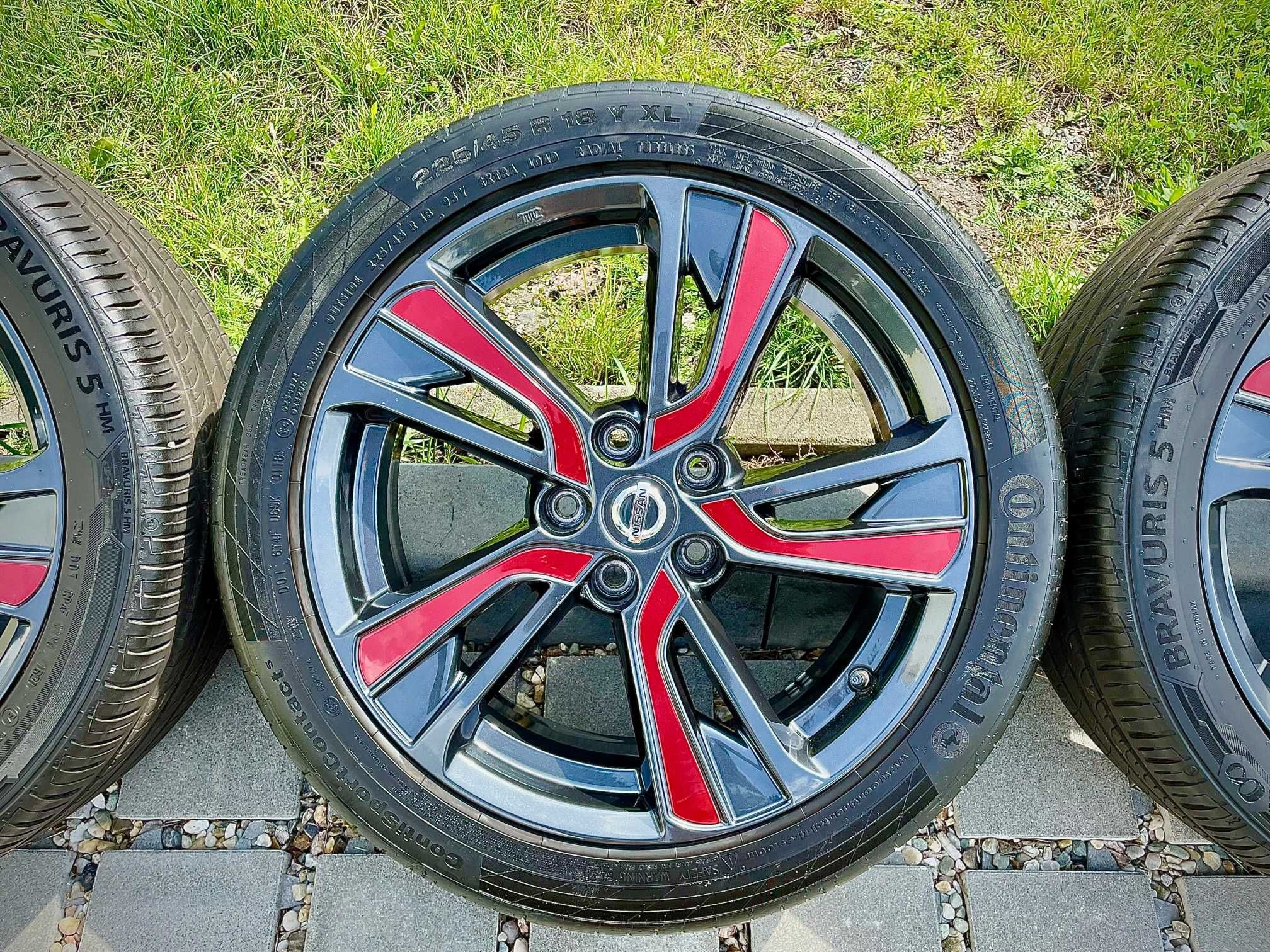 Koła Nissan Qashqai , Juke 225/45/R18, Grafit/5x 114,3 mm