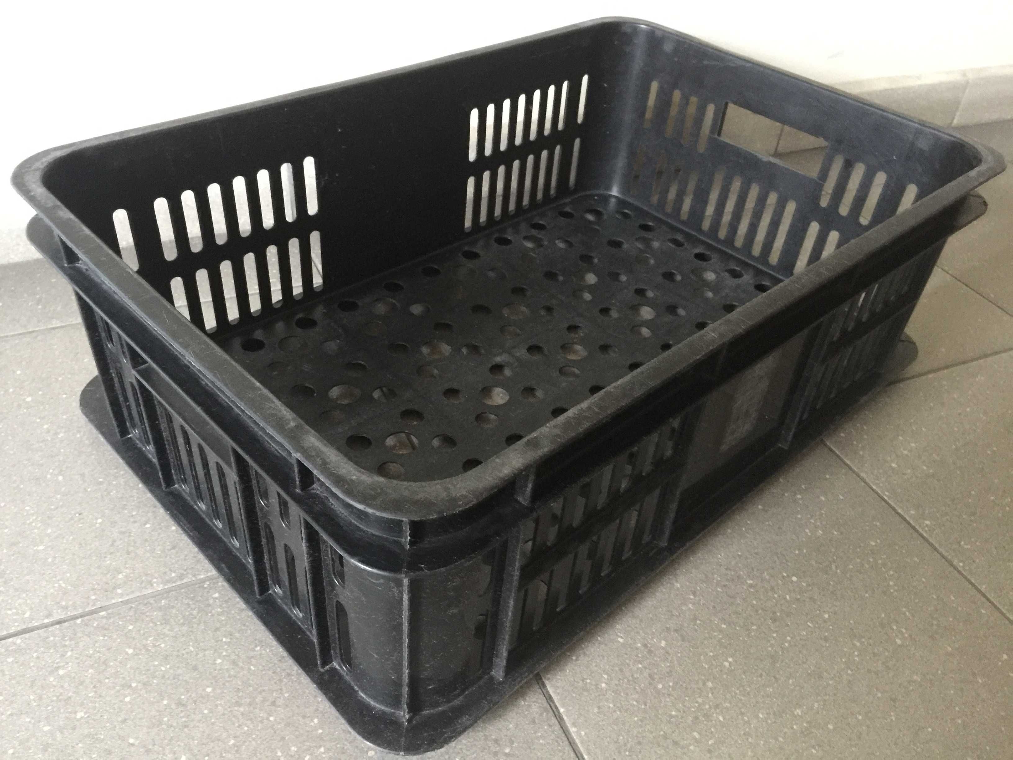 SKRZYNKA Pojemnik Transportowy 60 x 40 x 20 cm. Polipropylen 2 Sztuki