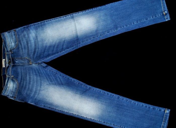 Джинсы s-m новые италия paul martins голубые крутые модные мужские