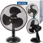 Wentylator biurkowy stołowy BLOW 12 cali 30cm 40W czarny 44-024#