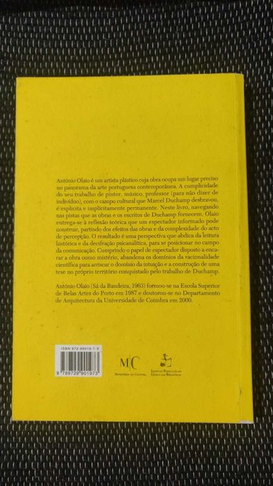 Ser um individuo chez Marcel Duchamp - António Olaio