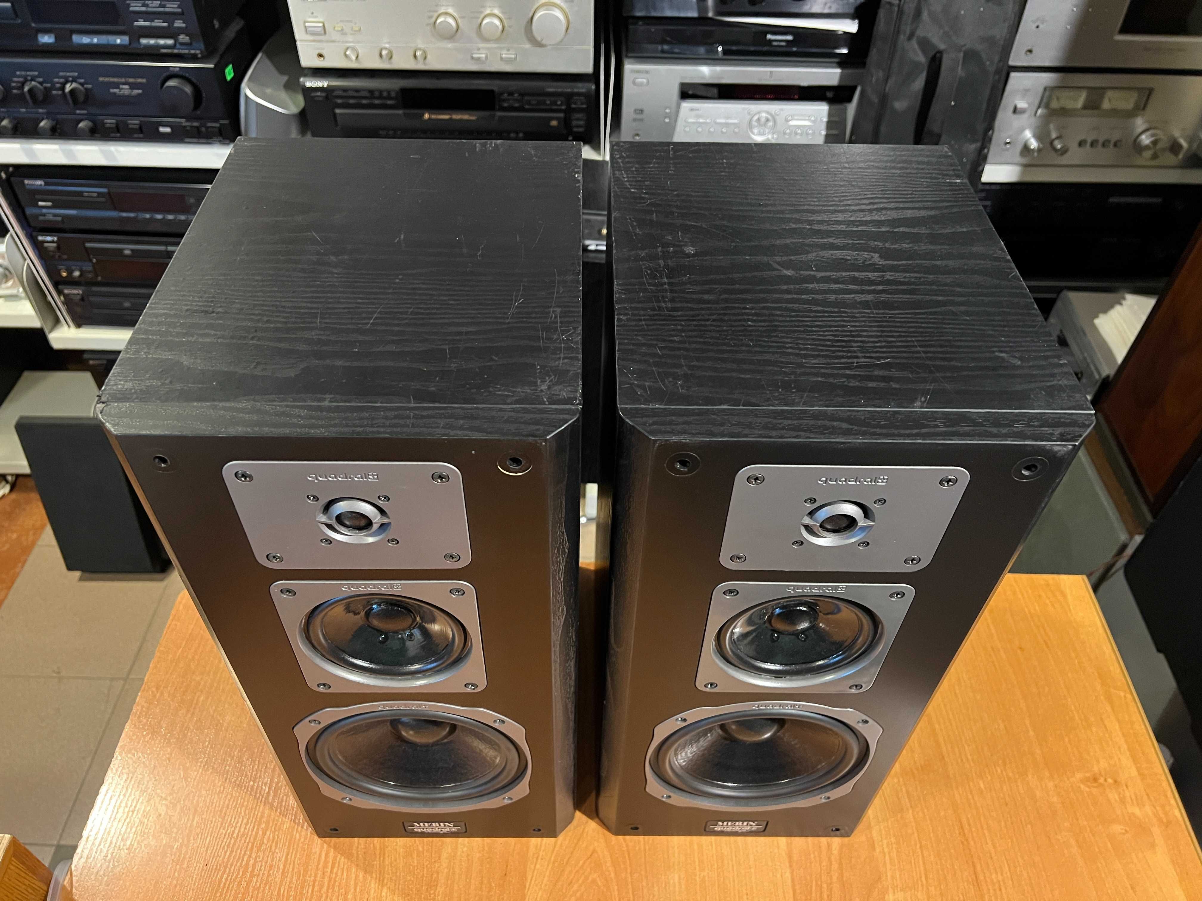Kolumny podstawkowe Quadral Merin monitory, Audio Room