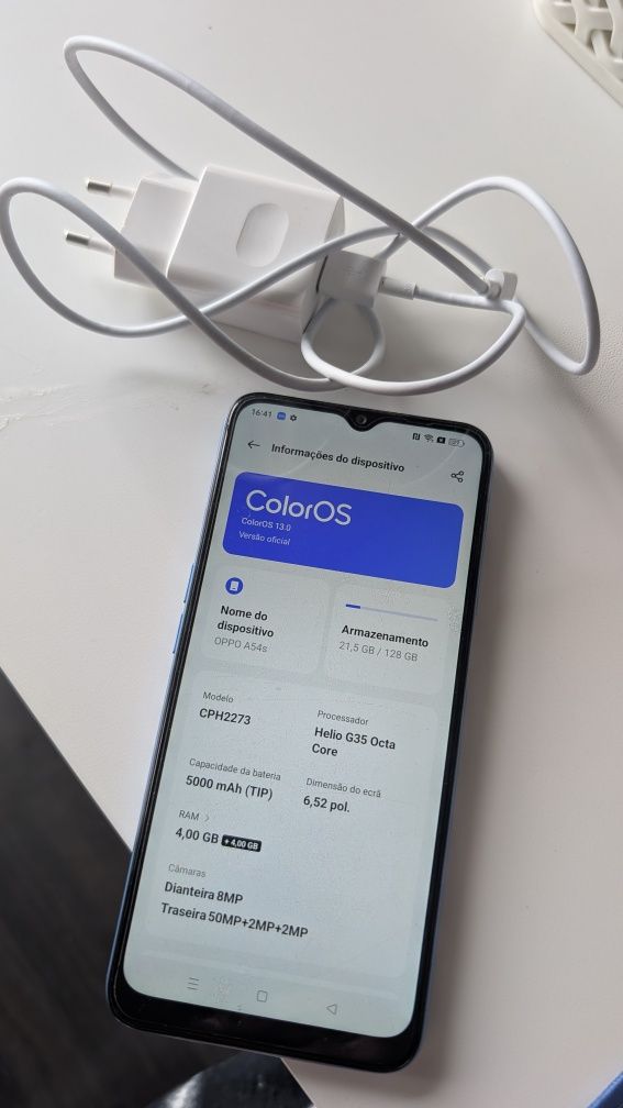 OPPO A54s 128GB como novo