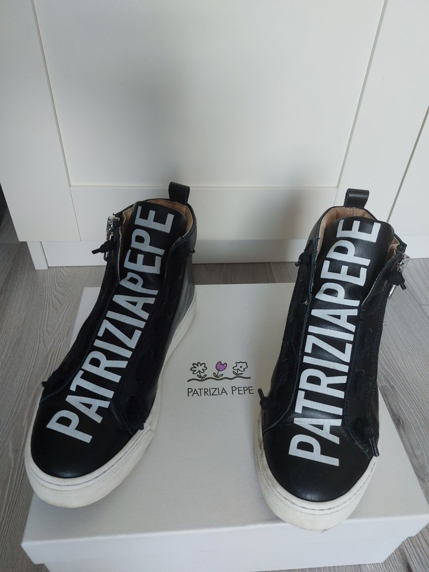 Sneakersy Patrizia Pepe roz.32 skórzane