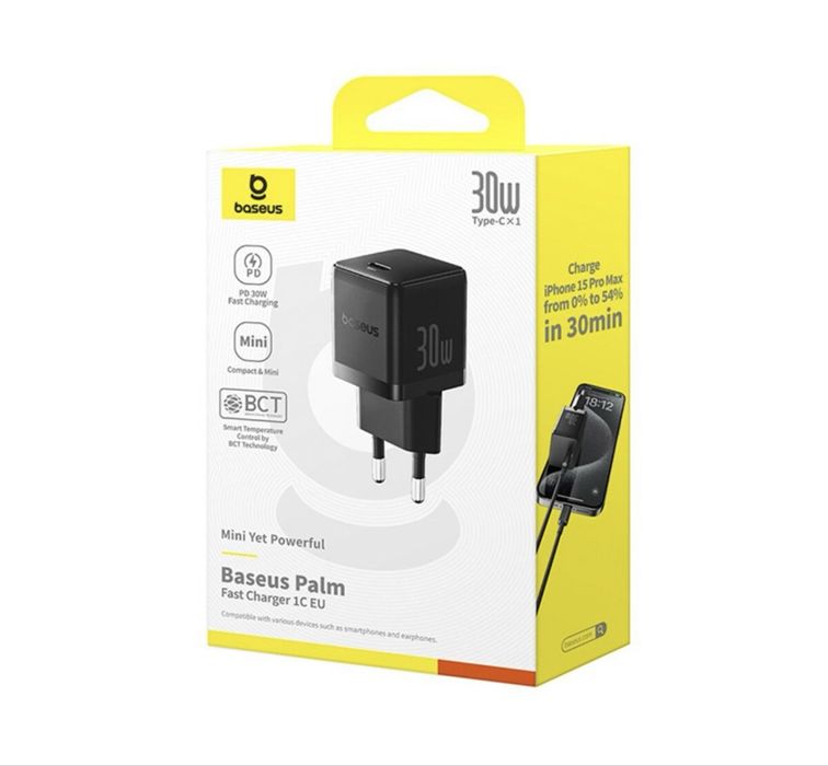 Потужний Зарядний Пристрій Baseus 30W Type-C / USB-C