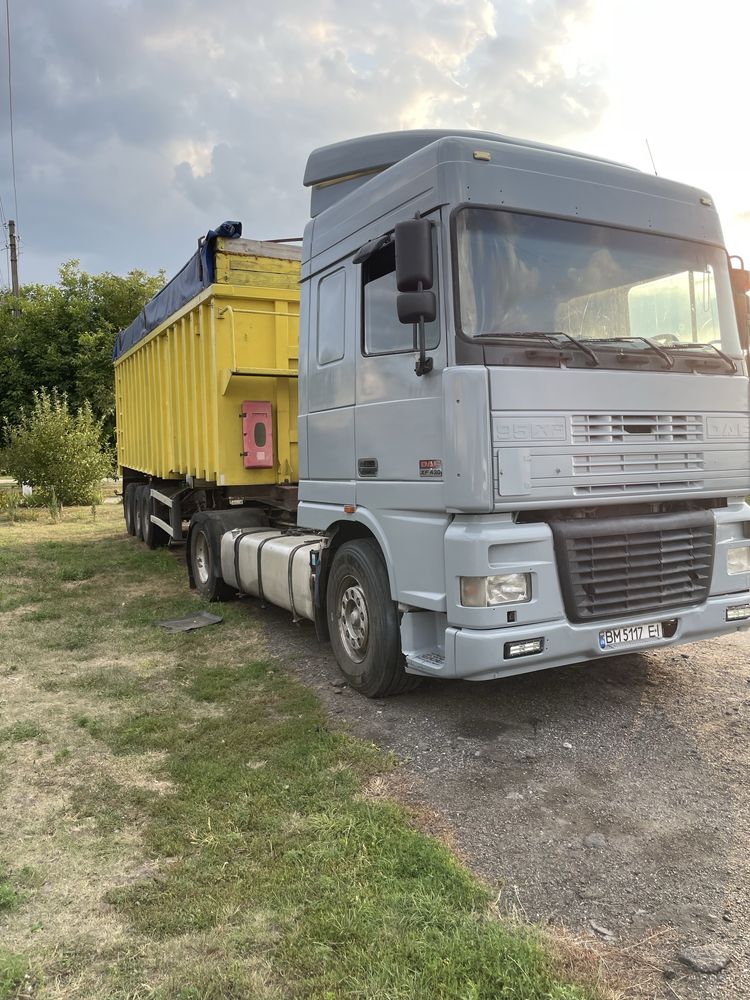 Даф Євро 2 + прицеп самосвал