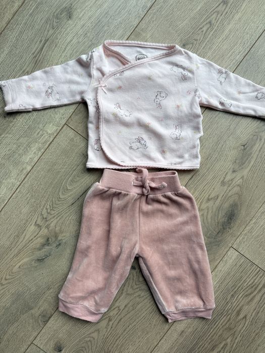 Komplet spodnie kaftanik Smyk r 50/56